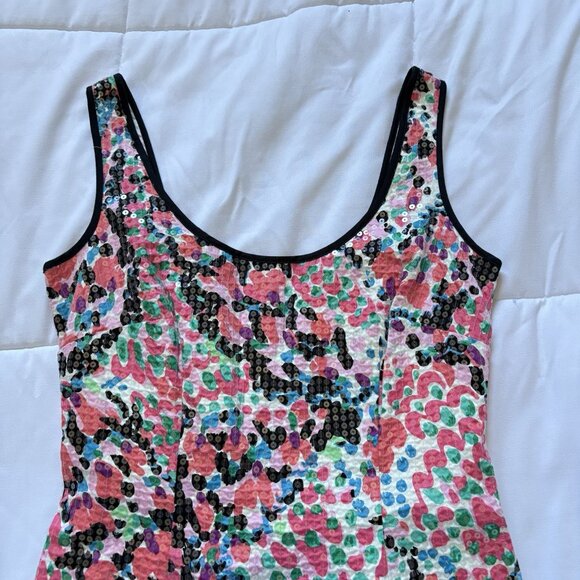 Lilly Pulitzer Lucy Cameo Sweet Nothings Sequin Shift Cocktail Dress Womens 2 - Picture 2 of 9